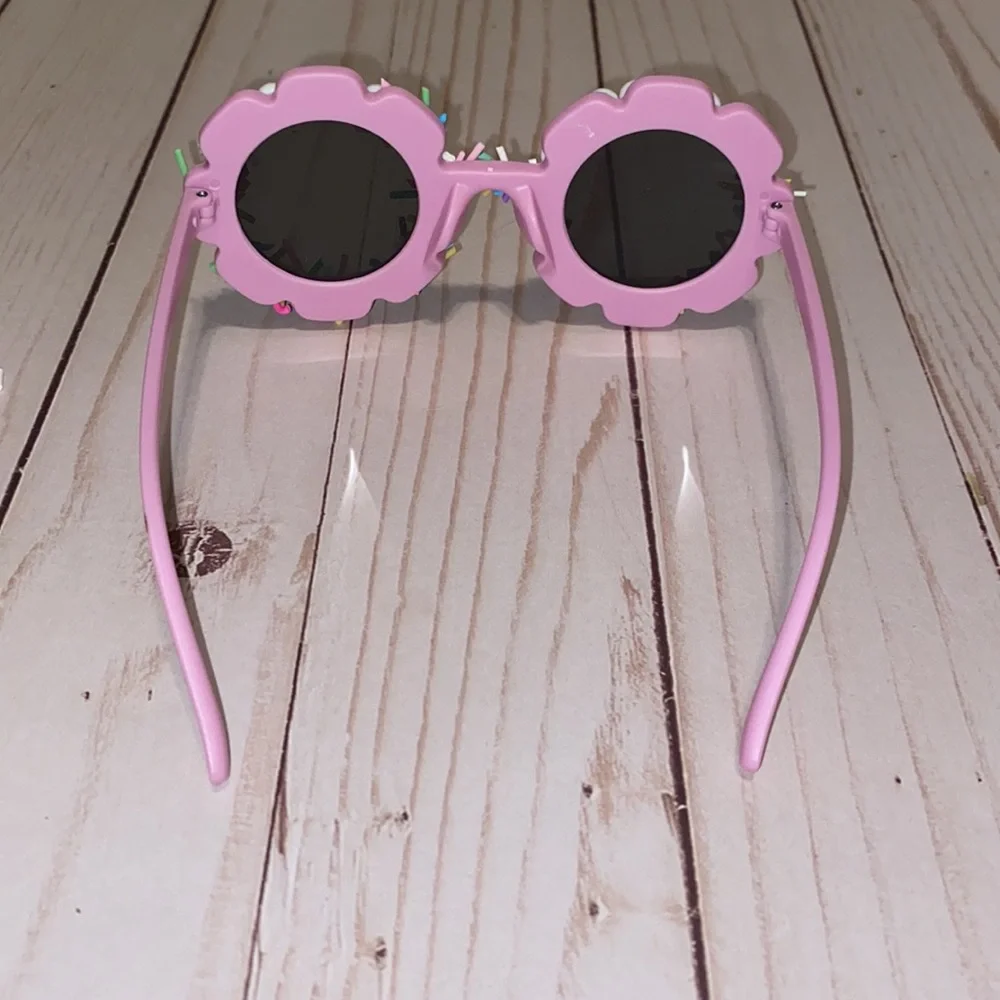 Birthday Girl kids multi colored sprinkled sunglasses